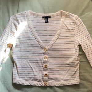 Long sleeve crop top